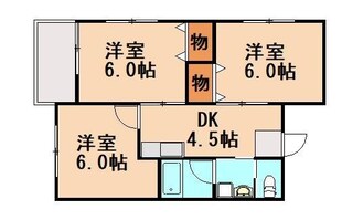 メゾンサクラAの物件間取画像